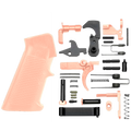AR-15 Mil Spec Standard Lower Parts Kit w/ Standard Grip & Trigger Guard - Cerakote Rose Gold