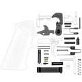 AR-15 Mil Spec Standard Lower Parts Kit w/ Standard Grip & Trigger Guard - Cerakote Storm Trooper White