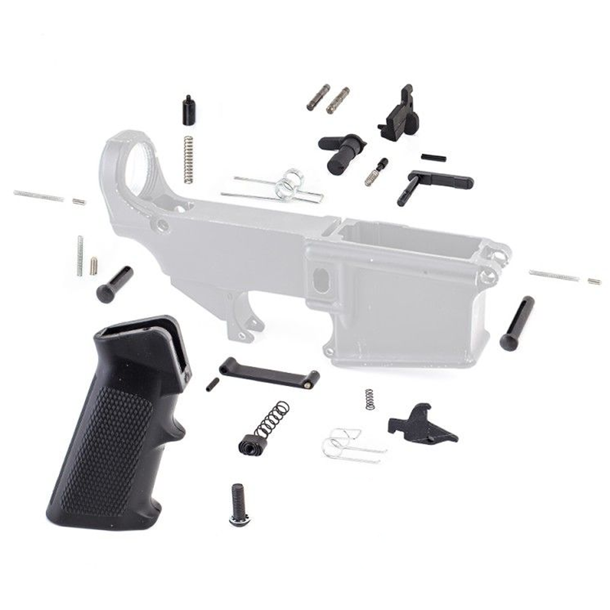 AR-15 Lower Receiver Parts Kit Minus Trigger / Hammer