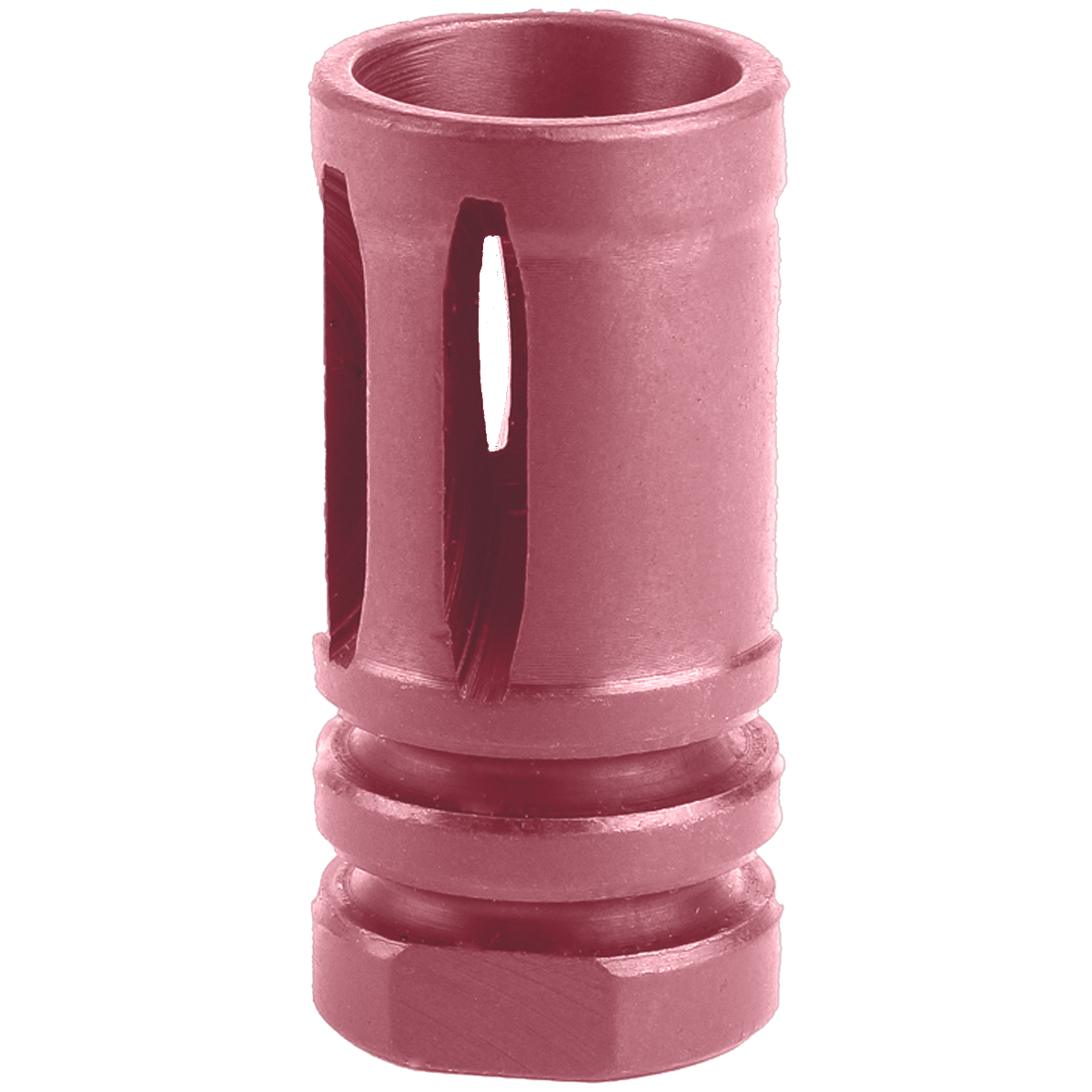 AR-10 / LR.308 A2 Style 5/8x24 Flash Hider Muzzle Brake - Cranberry Frost