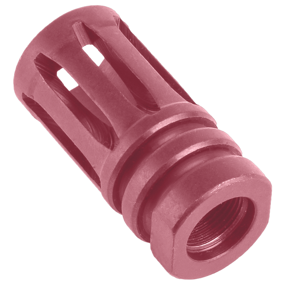 AR-10 / LR.308 A2 Style 5/8x24 Flash Hider Muzzle Brake - Cranberry Frost