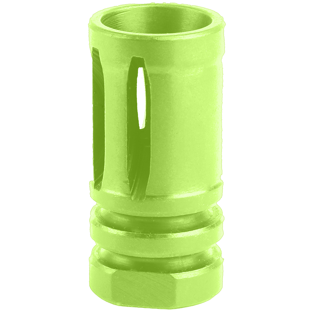 AR-10 / LR.308 A2 Style 5/8x24 Flash Hider Muzzle Brake - Zombie Green