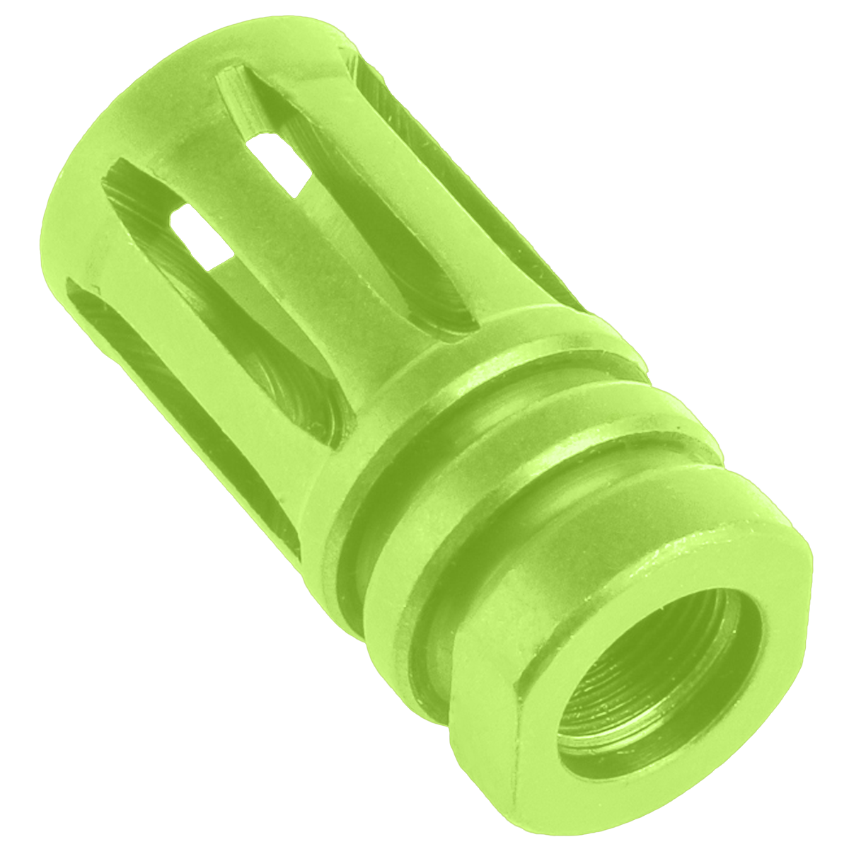 AR-10 / LR.308 A2 Style 5/8x24 Flash Hider Muzzle Brake - Zombie Green