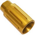 AR10/LR-308 5/8x24 Aluminum Flash Can Muzzle Diverter- Gold