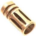 AR-10 / LR.308 A2 Style 5/8x24 Flash Hider Muzzle Brake - Burnt Bronze