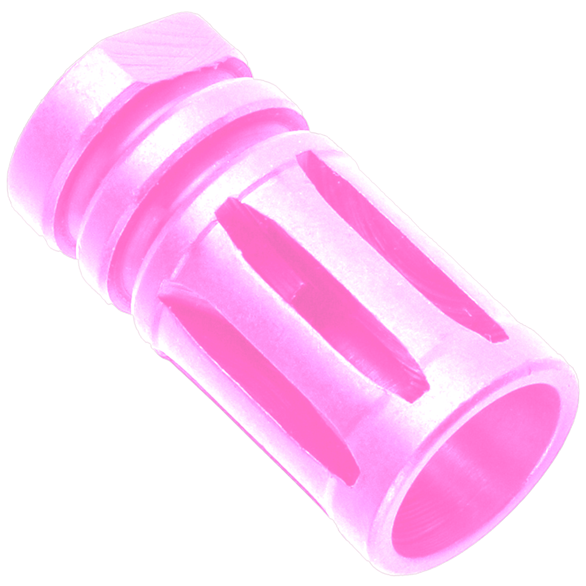 AR-15 .223/5.56 A2 Style 1/2X28 Flash Hider Muzzle Brake - Sig Pink