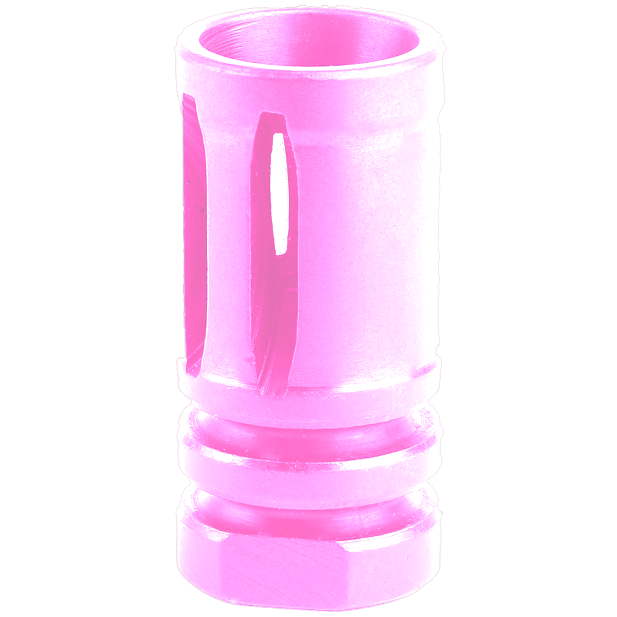 AR-15 .223/5.56 A2 Style 1/2X28 Flash Hider Muzzle Brake - Sig Pink