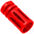 AR-15 .223/5.56 A2 Style 1/2X28 Flash Hider Muzzle Brake - Red