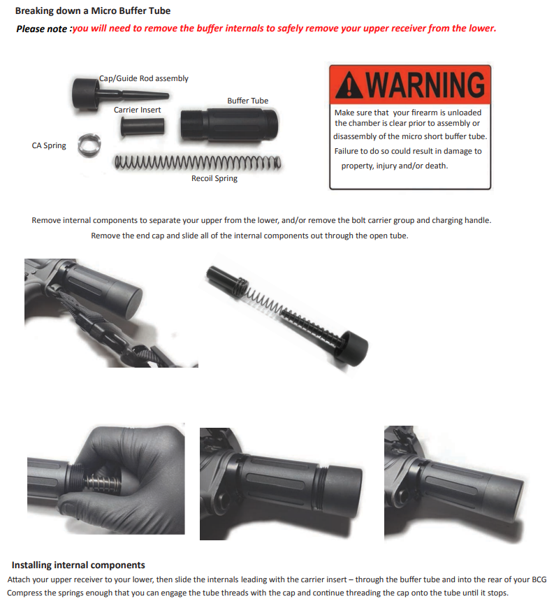 AR15 .223/556 "MINI MICRO" Custom Billet Pistol w/ 5" Barrel - Sig Pink