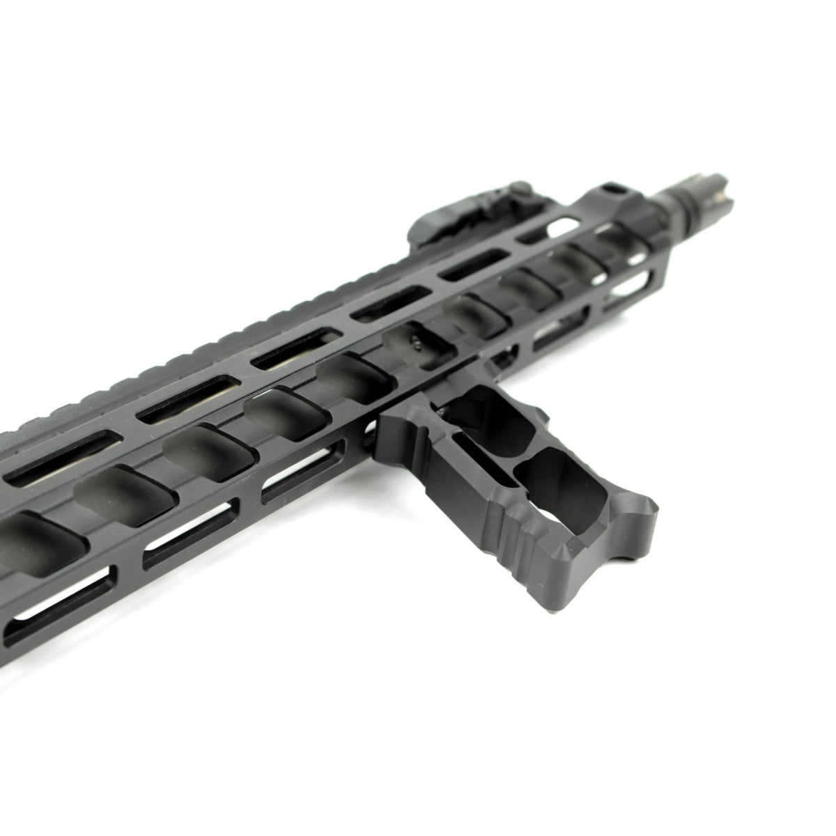 Tyrant CNC HALO MiniVert AR-15 Skeletonized Vertical Grip - Black