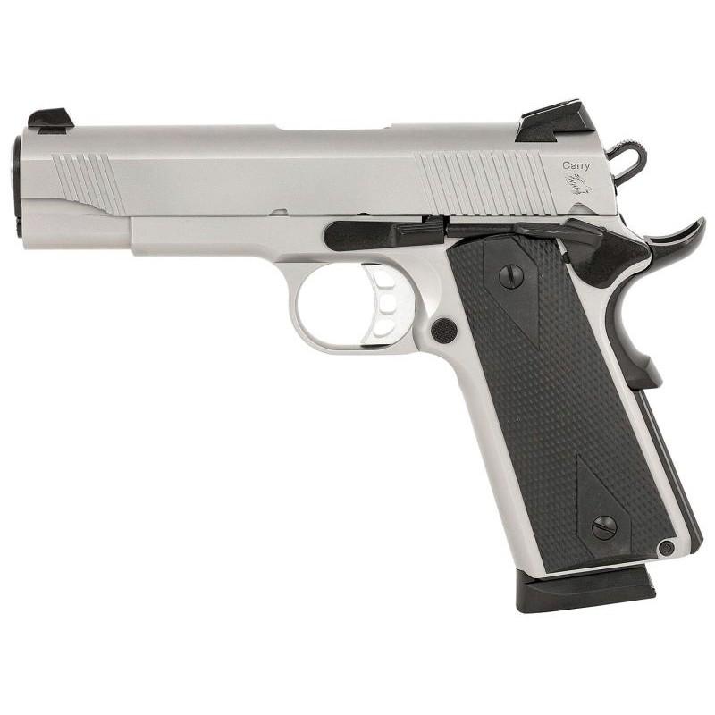 Tisas 1911 CARRY SS45 45ACP Stainless Steel 4.25'' 2-8rd
