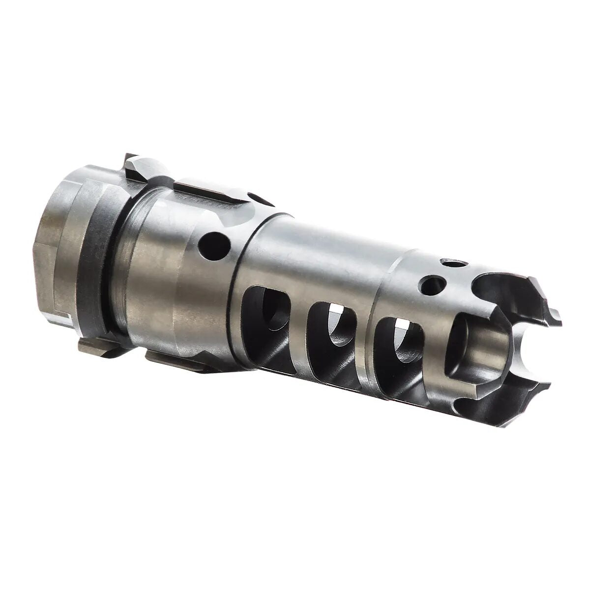 LANTAC Drakon AK Muzzle Brake - M14x1 LH - 7.62x39 - Dead Air KeyMo Compatible