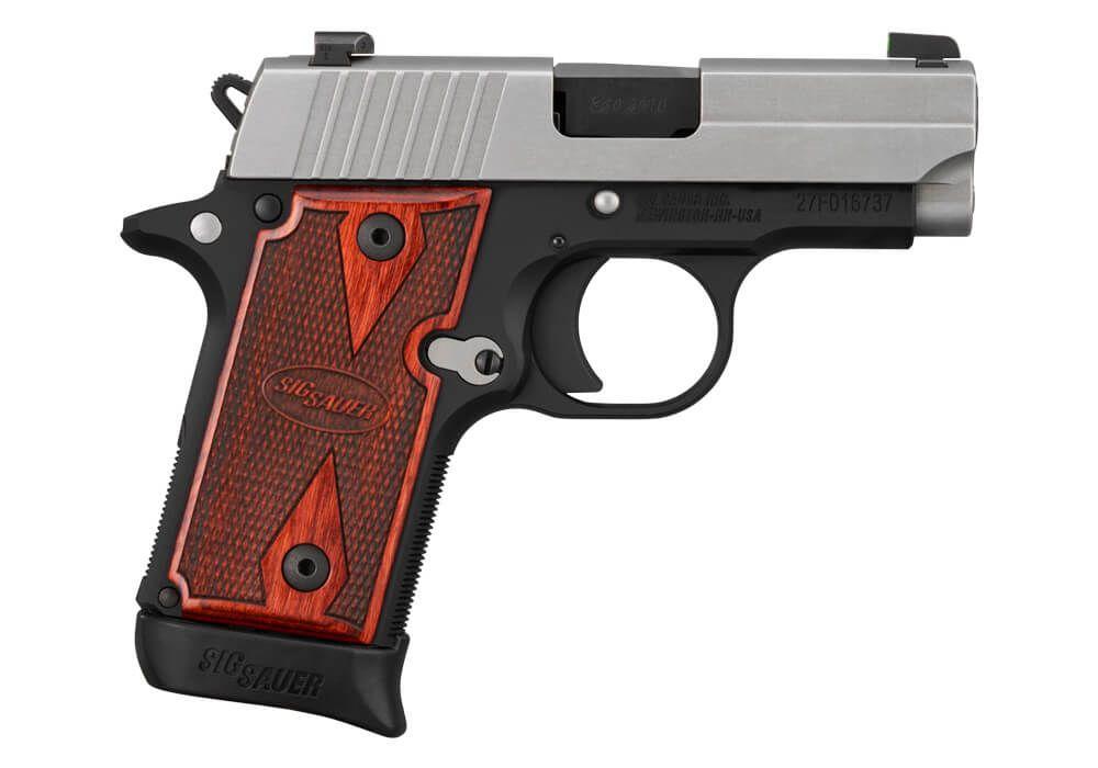 SIG P238 380ACP 2.7IN 2-T STNLS X-RAY 3 WD GRP (1)6RD(1)7RD MANUAL SAFETY