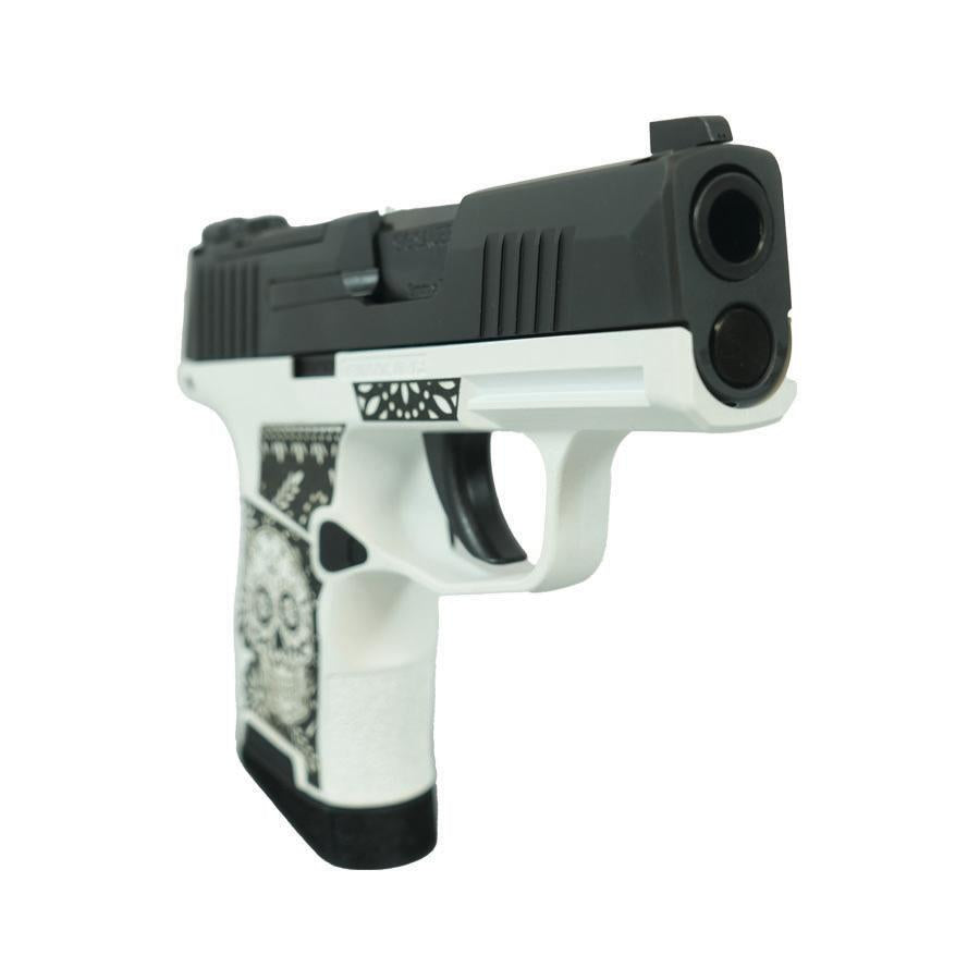 P365 9MM 3.1  BLK STRKR XRAY3 OPTIC READY 2MAG-SUGAR SKULL