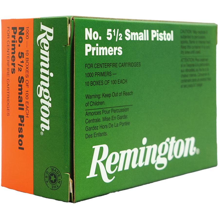 REMINGTON PRIMER 5-1/2 SMALL PISTOL 1000/CT