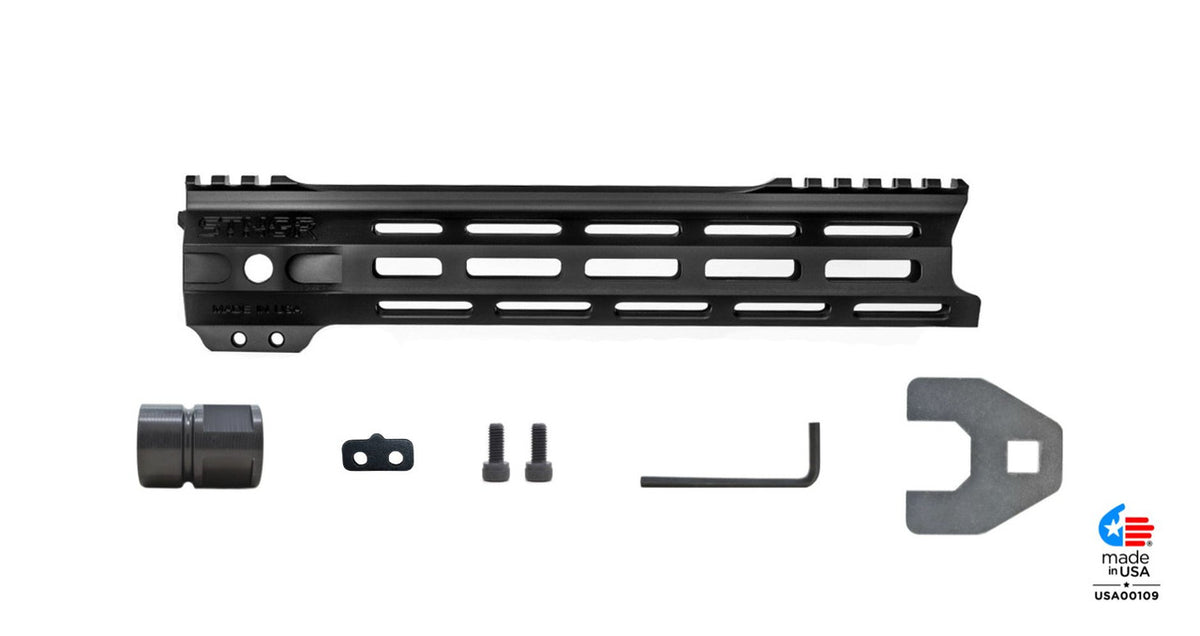 STNGR VLCN® Free Float AR-15 Handguard - M-LOK - 3 Lengths & Colors