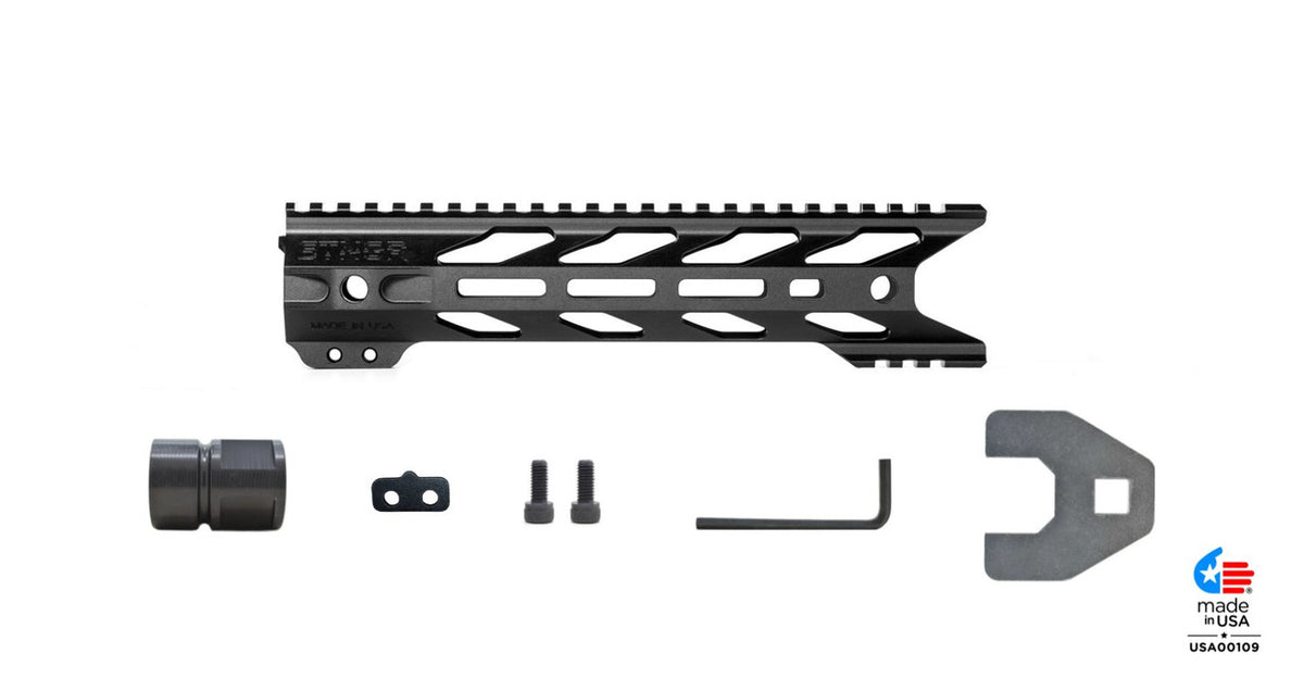 Open Box Return - STNGR HWK® Free Float AR-15 Handguard - M-LOK - 4 Lengths Available - Black, 10-inch
