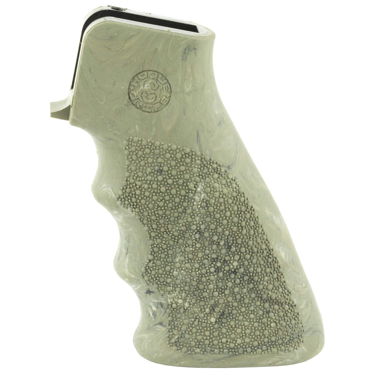 Hogue AR Grip: Overmolded Pistol Grip with Finger Grooves