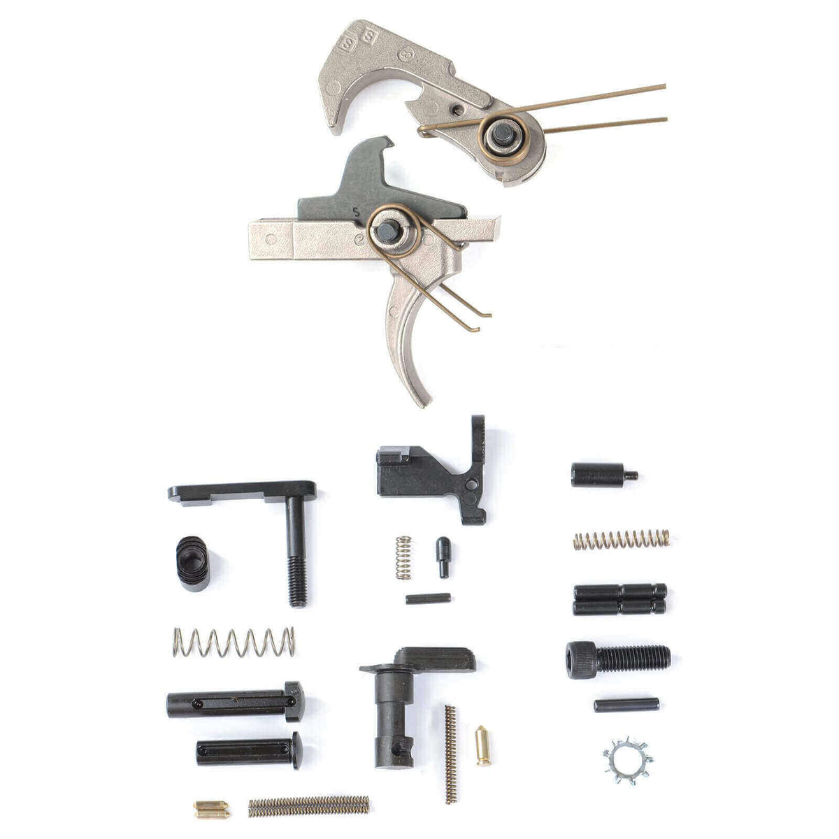 AT3™ AR-15 Enhanced Lower Parts Kit with 5lb Single Stage Nickel Teflon Trigger