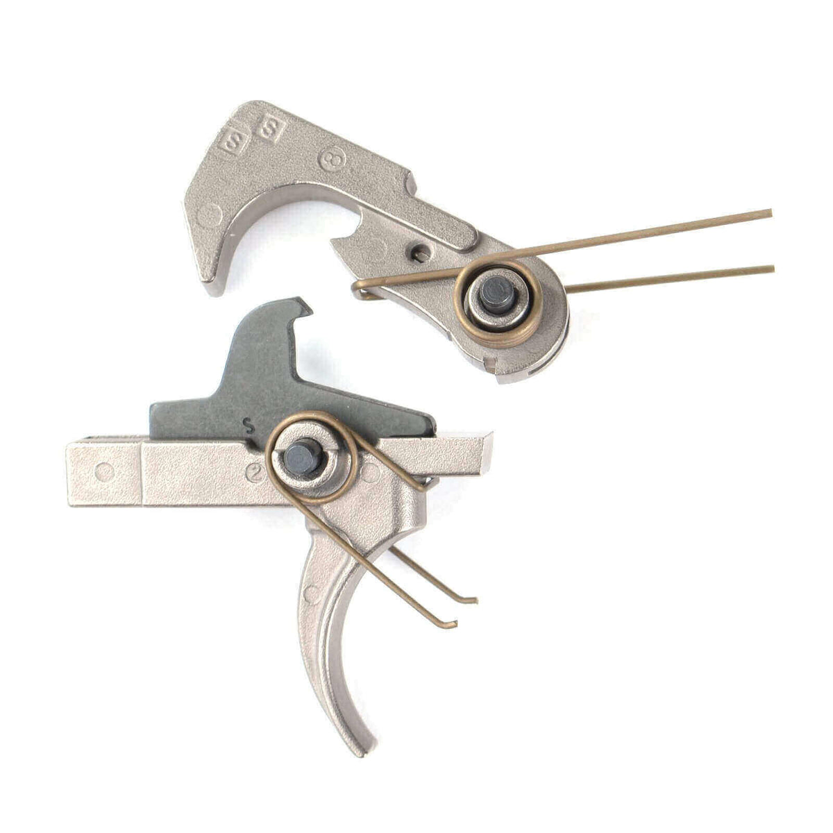AT3™ Enhanced Nickel Teflon 6lb Single-Stage AR-15 Trigger - Flat or Curved