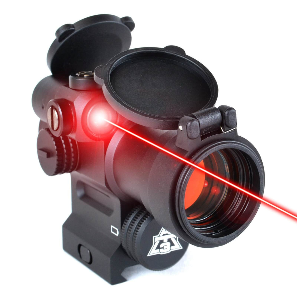 OPEN BOX RETURN - AT3™ LEOS™ Red Dot Sight with Integrated Laser Sight & Riser