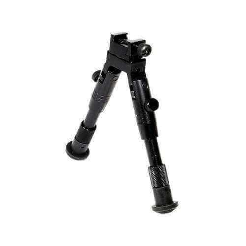 Open Box Return -UTG Shooter's Bipod with Rubber Feet - 2 Heights Available - 6-2in-6-7in
