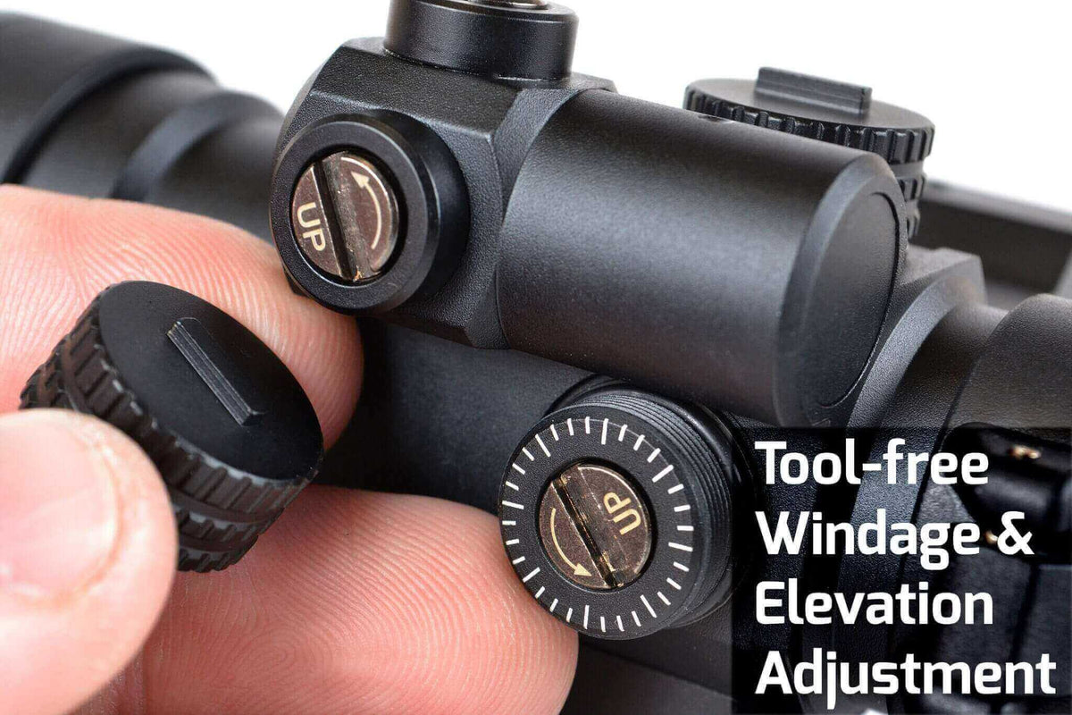OPEN BOX RETURN - AT3™ LEOS™ Red Dot Sight with Integrated Laser Sight & Riser