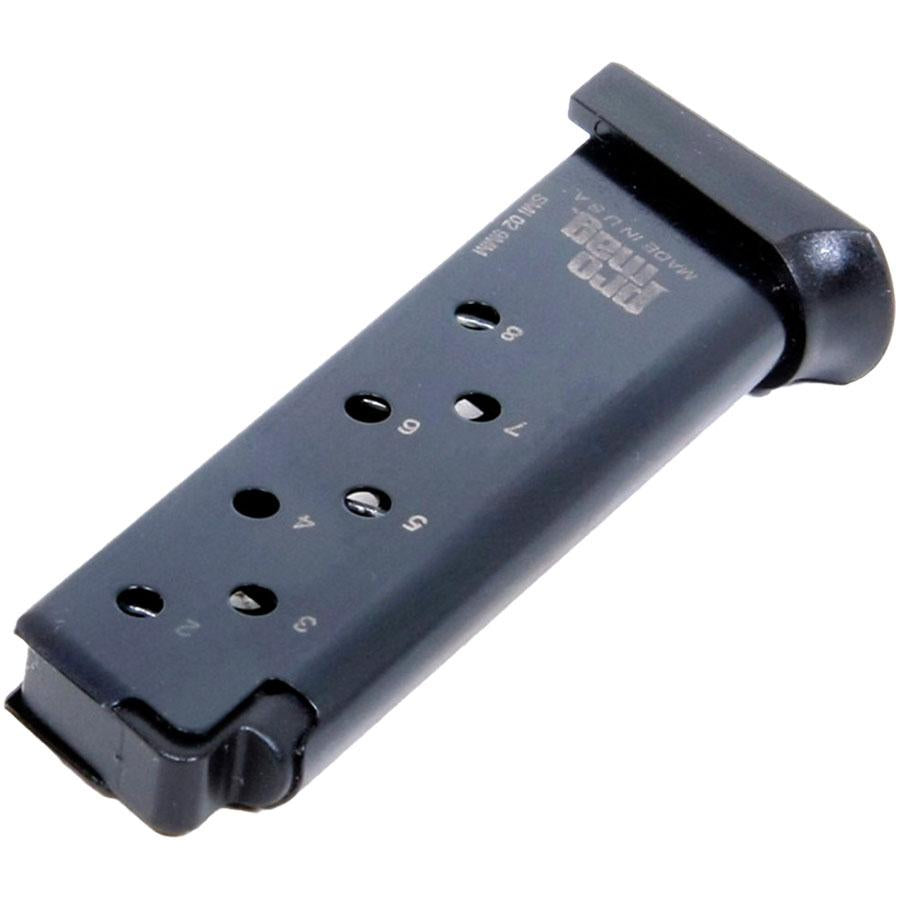 PROMAG S & W 908, 3913, 3914 & 3953 SERIES 9MM 8RD BLUE STEEL MAGAZINE
