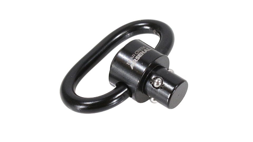 BCA 1.25" PUSH BUTTON QUICK DETACH SLING SWIVEL BCA Logo Engraved