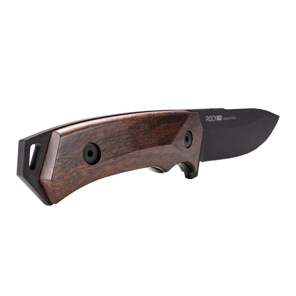 WOOX Rock 62 Fixed Blade Knife Walnut