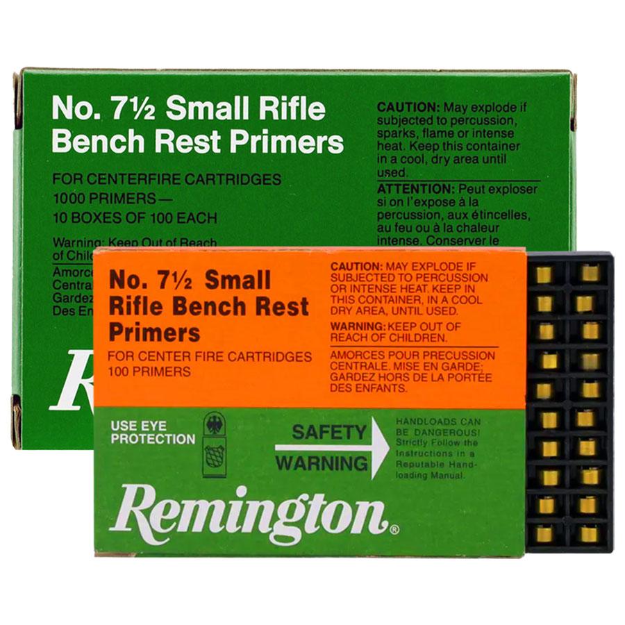 REMINGTON PRIMER 7-1/2 SMALL RIFLE BENCH REST 1000/CT