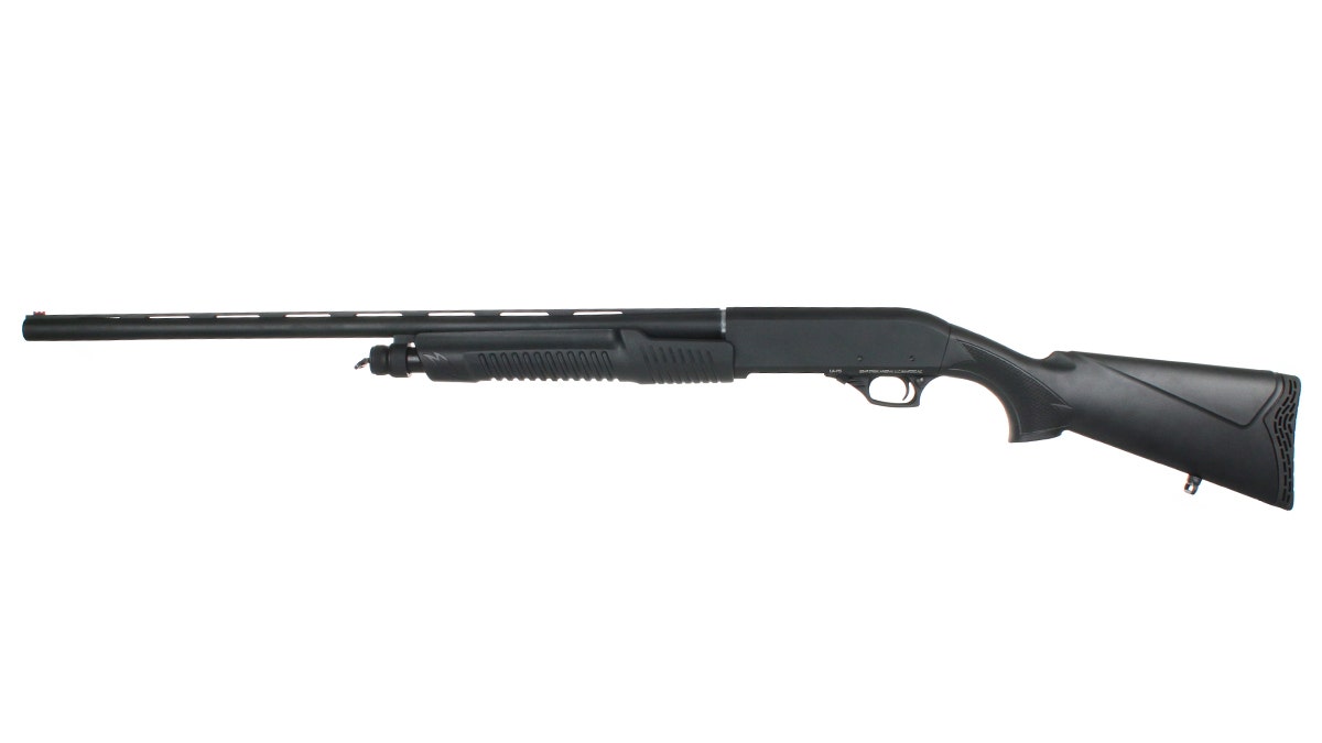 PUMP ACTION 12 Gauge SHOTGUN 28" 4140 Drilled Steel Barrel, 5 + 1 Magazine Capacity