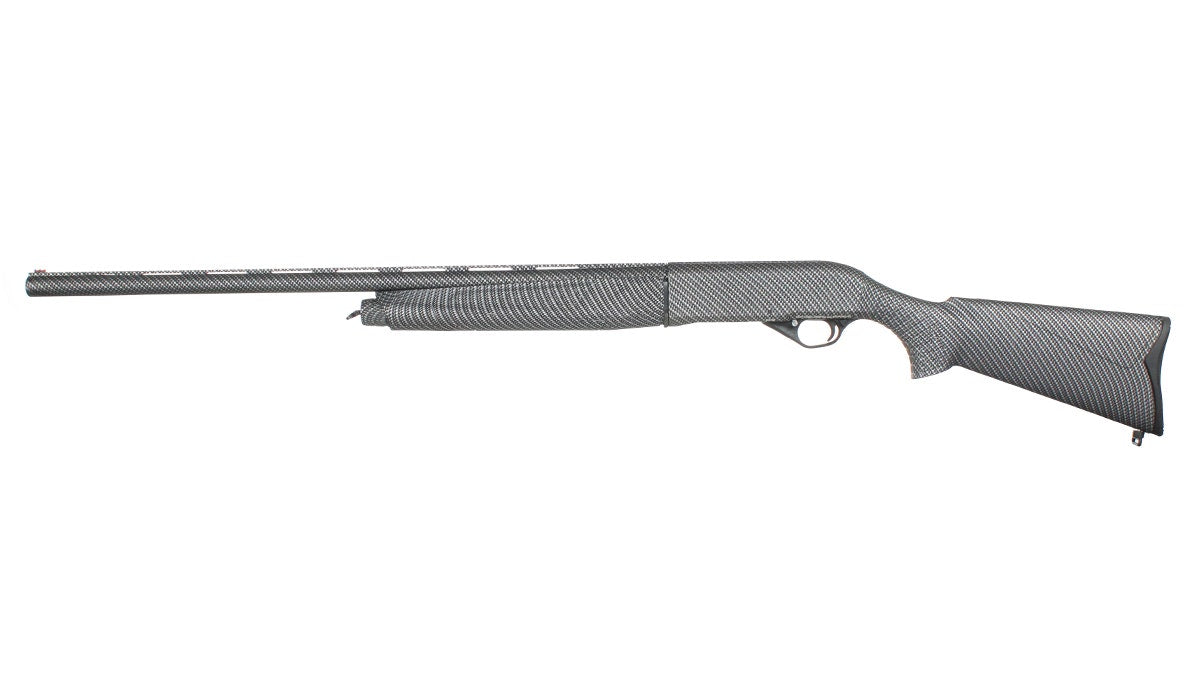 SEMI AUTOMATIC 12 Gauge SHOTGUN Carbon Plating, 28" 4140 Drilled Steel Barrel, 5 + 1 Magazine Capacity