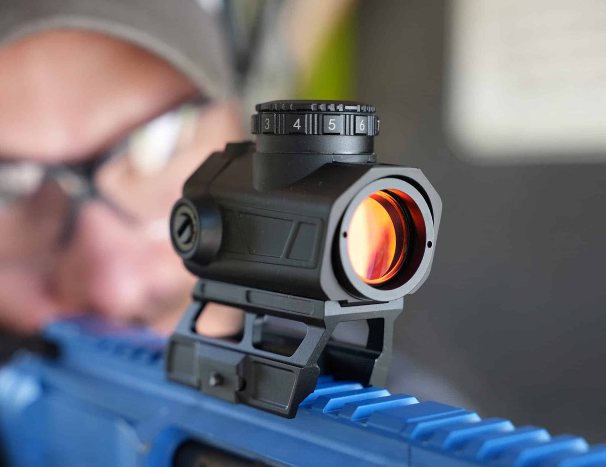 Open Box Return - AT3™ ALPHA Micro 2 MOA Red Dot Sight - Shake Awake - Cantilever Riser Mount