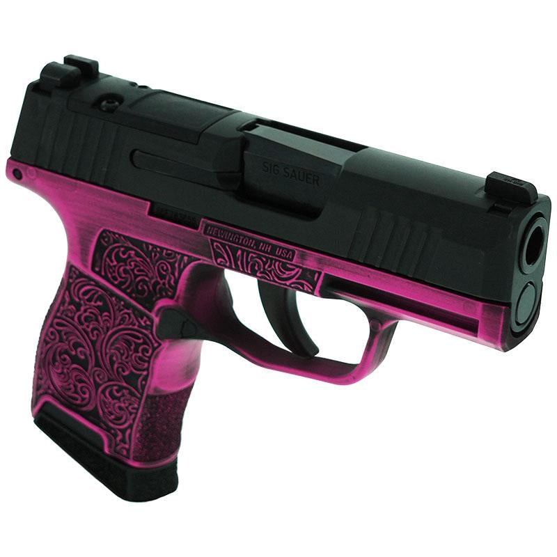 SIG P365, 9MM, 3.1IN, STRIKER, X-RAY 3, 10RD, OPTIC READY, FILIGREE
