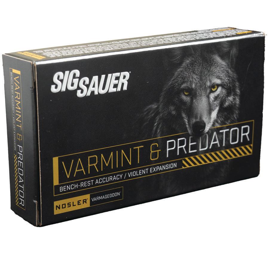 SIG AMMO 223 REM 40GR VARMINT & PREDATOR VARMAGEDDON BOX/20