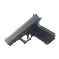 Custom 9mm Pistol G19 Style GGP Frame w/ USP Custom Cerakote Tungsten Slide - 15 Rd.