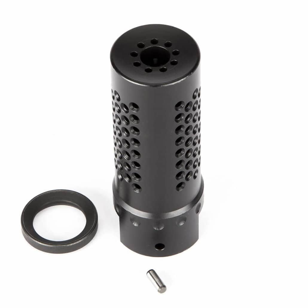 Spike's Dynacomp Extended Extreme Muzzle Brake  - 1/2x28 - 5.56 NATO