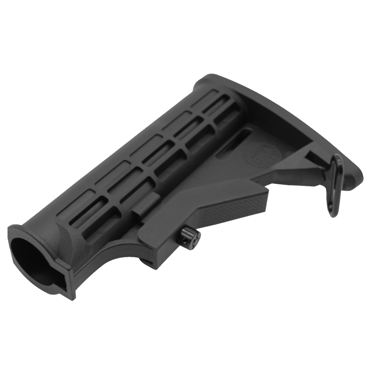 AR-15 6 Position Adjustable Mil Spec M4 Stock -Black