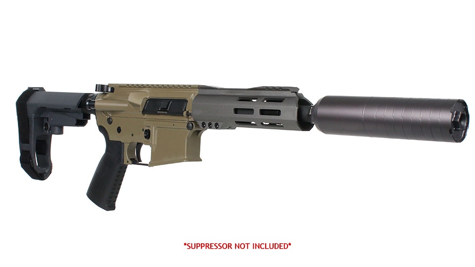 BC-15 .300 Blackout Pistol, 7.5" Parkerized Heavy Barrel, 1:8 Twist, Pistol Length Gas System, 6.5" M-LOK Rail, Brace