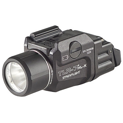 Streamlight TLR-7 HL-X USB Rechargeable Weapon Light - Multi Fuel - Rail Mount - 1000 Lumens