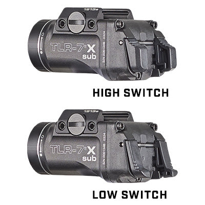 Streamlight TLR-7 HL-X Sub Multi Fuel Weapon Light - Rail Mount - 1000 Lumens