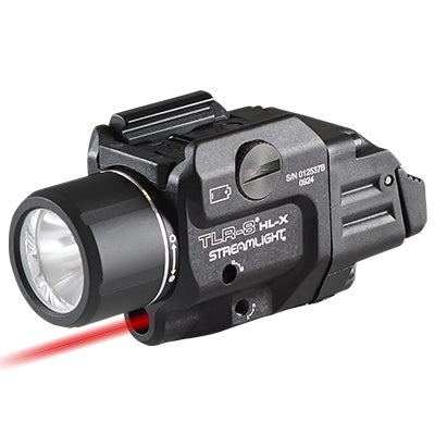 Streamlight TLR-8 HL-X Multi Fuel Weapon Light & Laser - Rail Mount - 1000 Lumens - 2 Laser Colors Available