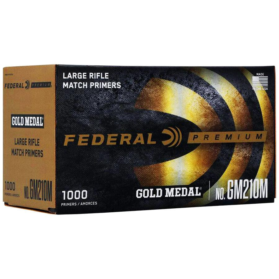 FEDERAL PREMIUM GOLD MEDAL MATCH 210M LARGE RIFLE PRIMER 1000CT