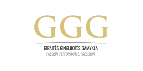 GGG (Giraitės Ginkluotės Gamykla) logo