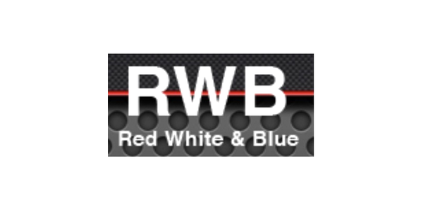 Red White & Blue logo