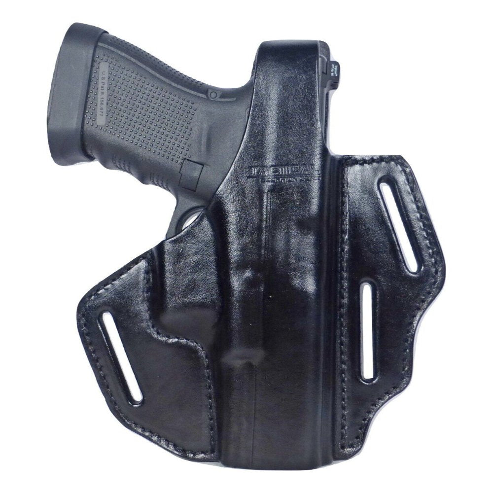 Tactical Scorpion Gear 3 Slot Thumb Break Leather Holster: Fits Glock 48