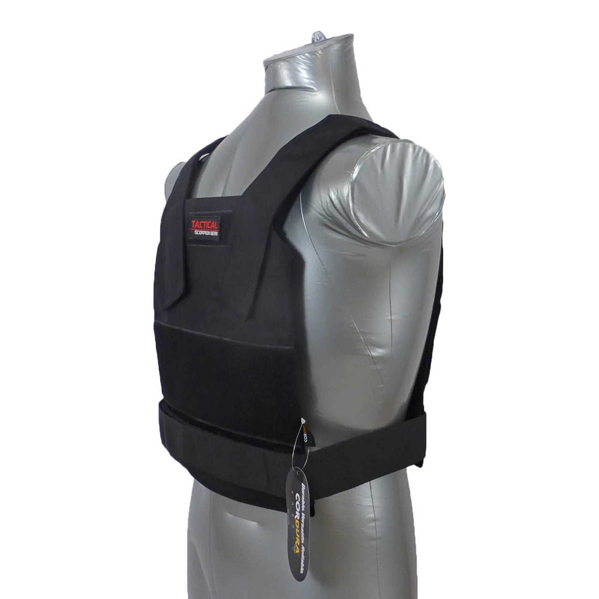 Tactical Scorpion Gear - AR500 Bobcat Concealed Body Armor Carrier Vest – Black