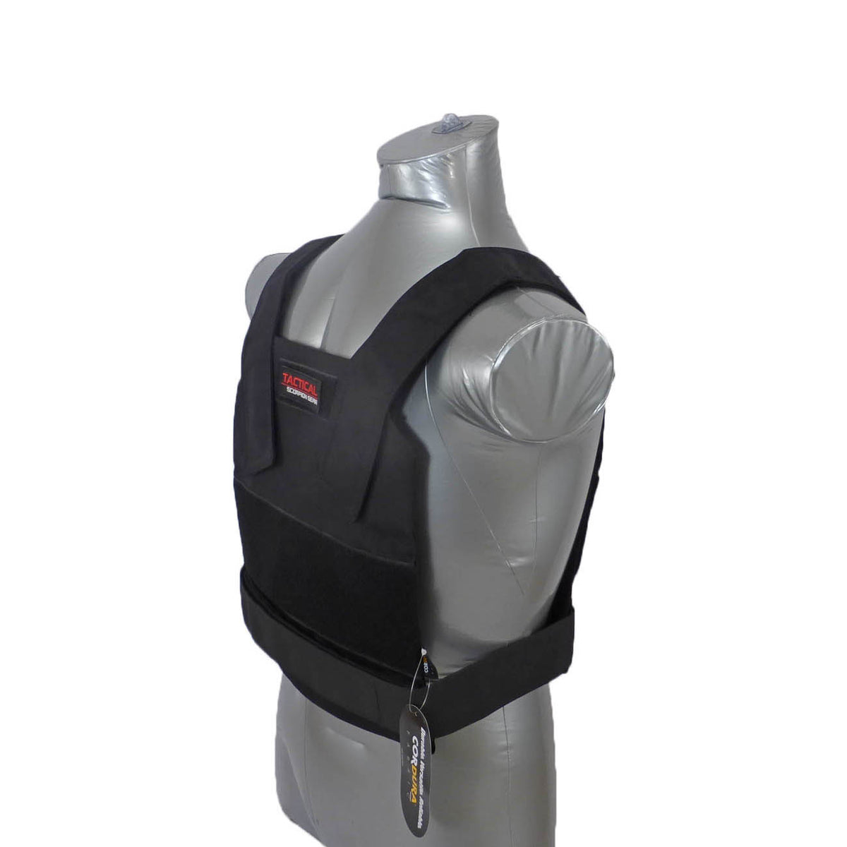 Tactical Scorpion Gear - AR500 Bobcat Concealed Body Armor Carrier Vest – Black