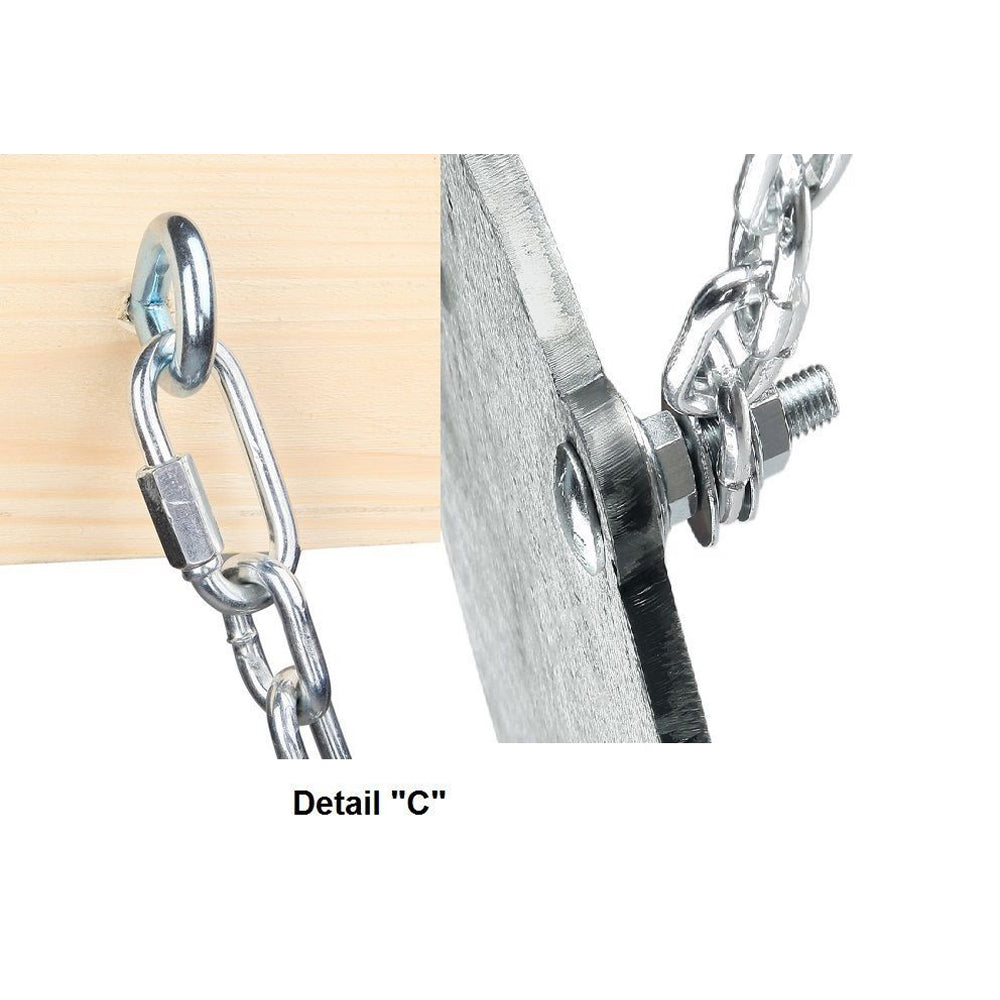 Tactical Scorpion Gear - AR500 Gong Target Stand System Hanging Steel Mounting Kit